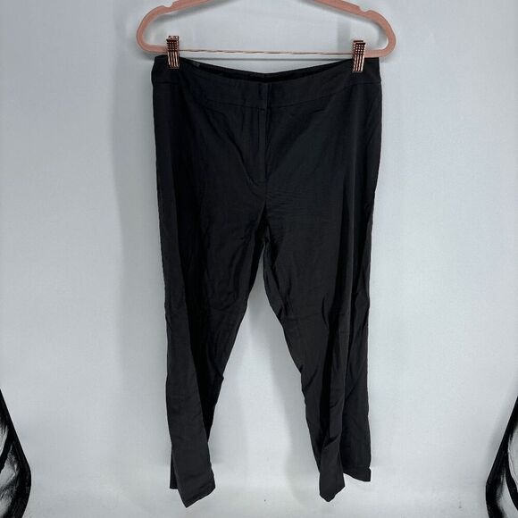 Eileen Fisher Trouser Womens Gray Preowned Ankle Straight Dress Pant Small - Picture 7 of 7